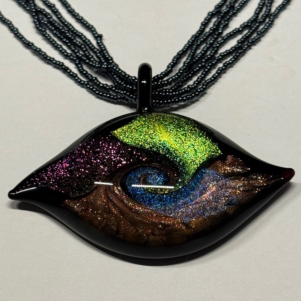 Blue Eye Murano Glass Necklace